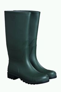 Briers Traditional Waterproof Wellington Boots - Green - UK Mens Size 12 #3N100