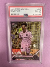 2023 Topps Now MLS David Ruíz #205 Rookie CALL-UP PSA 10 GEM MT INTER MIAMI DD3