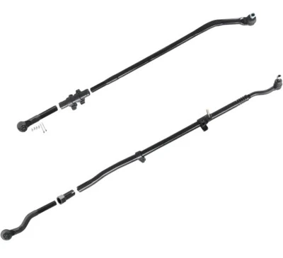 Barra de acoplamiento de dirección de ajuste de enlace de arrastre barra de amarre suspensión delantera Jeep Wrangl Foto 1 de 2