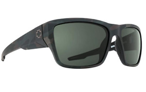 NEW Spy Dirty Mo 2 Sunglasses-Matte Camo-Happy Gray Green Polarized Lens