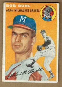 1954 Topps #210 Bob Buhl RC - Bild 1 von 2