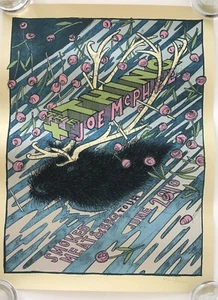 Joe McPhee + The Thing 2010 Tour Screen Printed Poster (The Bird Machine) Jazz - Picture 1 of 6