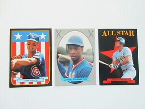 1989 Pacific Cards & Comics ~  BLACK ALL-STARS,   1988 HIGHLIGHTS,  CROSSED BATS