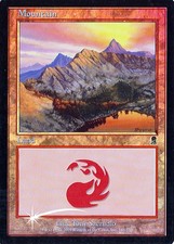 Mountain #346 FOIL Odyssey MtG LP