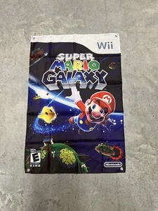 Super Mario Galaxy Custom Wall Flag Banner Tapestry 2 x 3 Ft, Wii - Picture 1 of 9