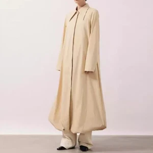Retro American Style Womens Over Knee Length Super Long Trench Coat Overcoat New - Picture 1 of 21