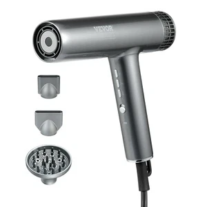 Professional Hair Dryer 3.0 Million Negative Ions 98000RPM 3 Temp & Speed - Picture 1 of 12