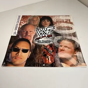 WWF SUPERSTAR CALENDAR 2001 The Rock Undertaker Stone Cold Hardy Boyz Edge - Picture 1 of 5