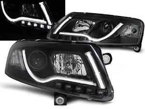 Xenon Scheinwerfer mit LED Tagfahlricht schwarz für Audi A6 C6 4F 04.2004-2008 - Bild 1 von 2
