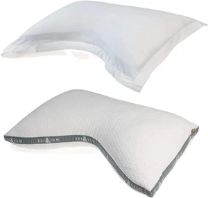 | Best Ergonomic Side Sleeper Pillow for Neck Pain. Supportive Cooling Latex Fil - Picture 1 of 6