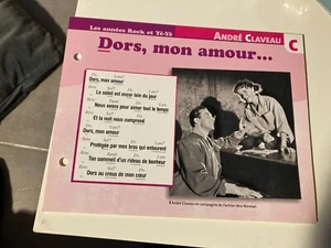 KARTE STECKVERGNÜGEN SINGEN ANDRE CLAVEAU SCHLÄFT MEINE LIEBE - Bild 1 von 1