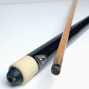 🔥 Vintage BCE Billard / Pool Queue 11mm Spitze 2-teilig 57" schwarz - Made in England - Bild 1 von 13
