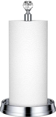 Crystal Ball Paper Towel Holder - Steel Stand for Countertops & Tables, Fits Sta - Image 1 of 4