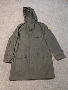 Chaqueta De Colección Ejército Alemán Para Hombre Pequeña Abrigo de Campo Verde Parka Militar Años 80 - Imagen 1 de 20