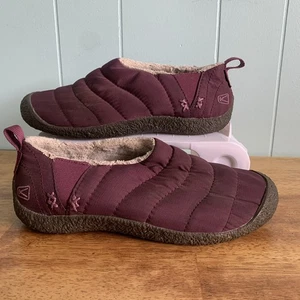 Keen Cush Howser lila gesteppte Slipper Kunstfell gefüttert US Damenschuhe 8,5 - Bild 1 von 7