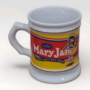 Taza de caramelo Mary Jane publicidad porcelana The Corner Store taza colección 1985 - Imagen 1 de 5