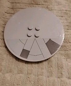 LEGO Light Bluish Gray 8x8 Round Tile 6177b Brick Parts Pieces