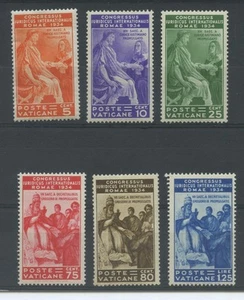 VATICANO 1935 GIURIDICO 6V. ** CENTRATO - Picture 1 of 1