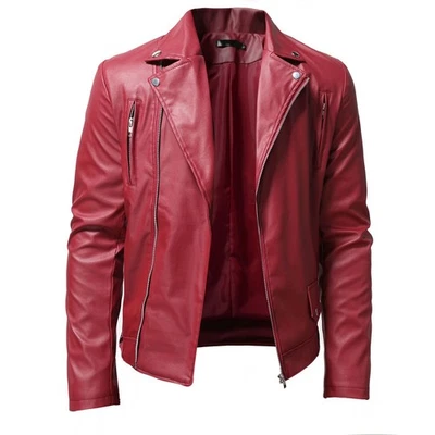 Men's Leather Jacket - Image 1 of 4