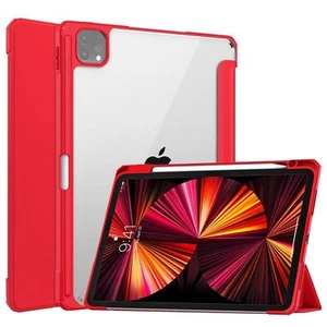 Smart Case for iPad Pro 11 in Slim Stand Clear Back Shell Cover Auto Wake Sleep - Picture 1 of 49