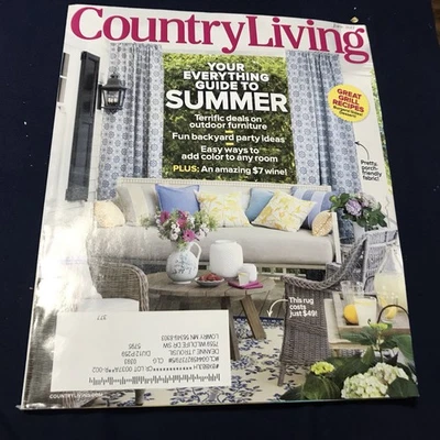 Country Living Magazine June 2011  Your Everything Guide to Summer New Old Stock Foto 1 de 4