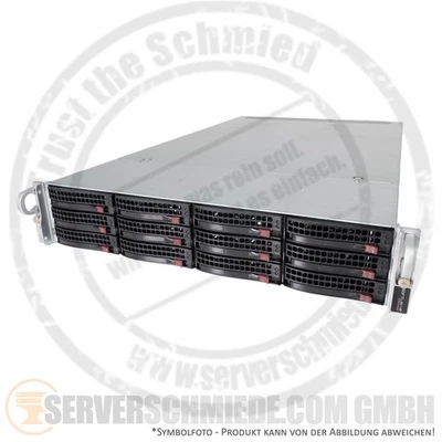 Supermicro CSE-829U 2x E5-2667V3 32GB 4x 8GB RAM 120TB HDD 2xPSU vmware Server - Bild 1 von 4