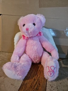 Victoria's Secret Pink Angel Teddy Bear Plush Stuffed Animal Limited Edition - Picture 1 of 4