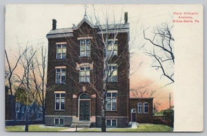 Wilkes Barre Pa - Harry Hillman School / Herman Mankiewicz - Postcard  1908 - Picture 1 of 2