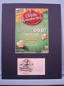 Orville Redenbacher - The Popcorn King and his Popcorn and his autograph - Picture 1 of 2