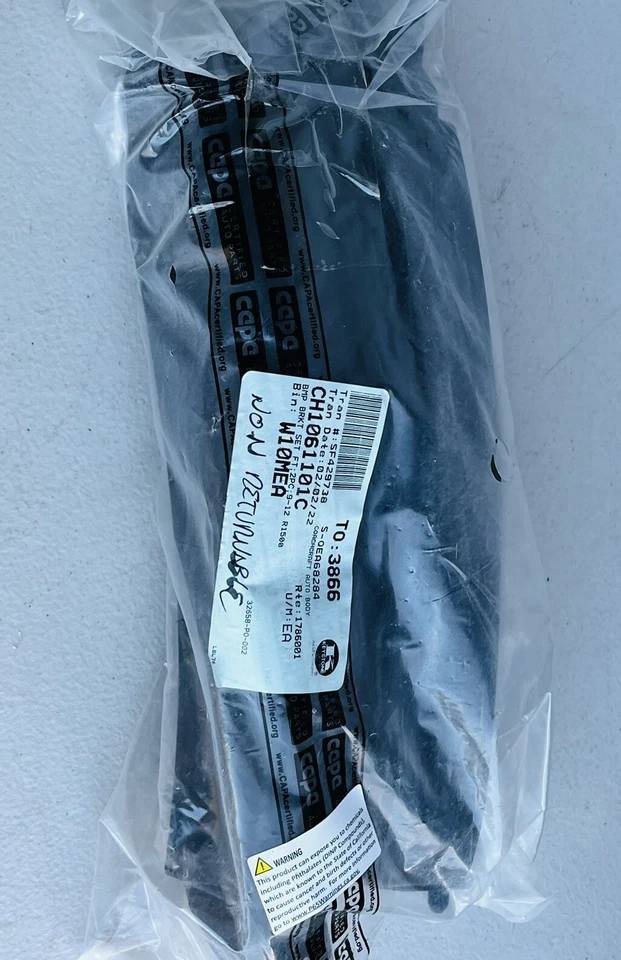 For Ram 1500 Front Bumper Bracket Set 2pc for 2011-2012 Side Mount Plastic CAPA - Image 1 of 4