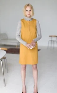 Emerson Fry Mod Shift Marigold Yellow Dress Size 2 - Picture 1 of 9