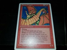 Shivan Dragon- MTG 4th Edition