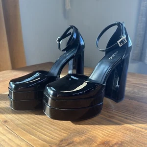 Scarpe donna Mary Jane cinturino alla caviglia blocco tacco alto decolte fibbia plateau ALDO - Foto 1 di 8