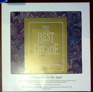 80er Jahre Das Beste des Jahrzehnts 54 Seiten Briefmarkenbuch (ohne Briefmarken) - Bild 1 von 7