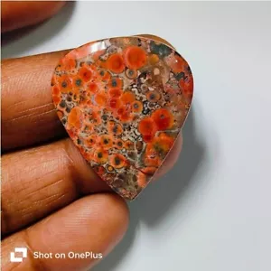 Joyería de piedras preciosas sueltas cabujón de jaspe amapola natural 38 quilates ME-10399 - Imagen 1 de 5