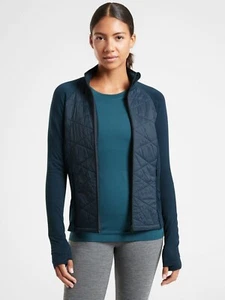 Athleta Flurry Force Insulated PrimaLoft Jacket, Lagoon Teal, SIZE XS  #499333 - Picture 1 of 5