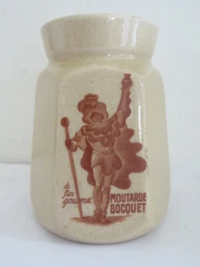 ANCIEN POT A MOUTARDE BOCQUET MUSTARD POT - Picture 1 of 9