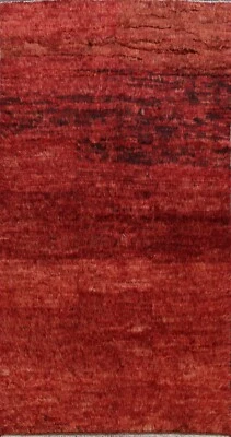 Contemporary Solid Moroccan Oriental Area Rug Handmade Plush Wool Carpet 6'x10' - Image 1 of 4