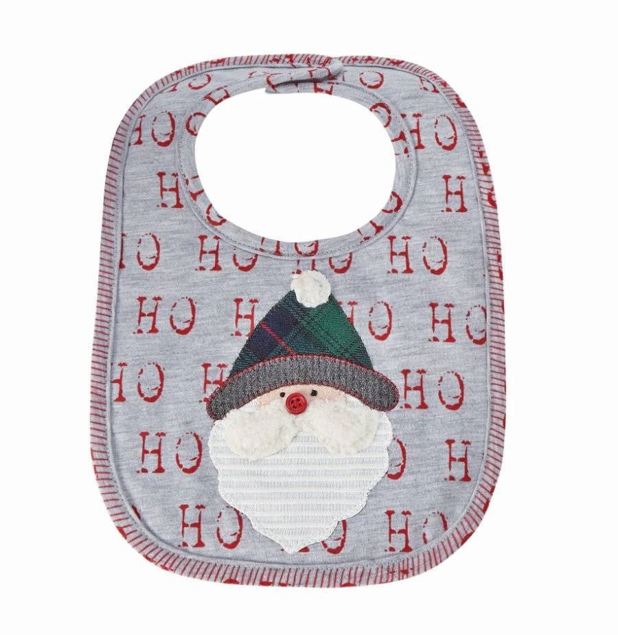 Babero Mud Pie Holiday Santa Alpine Foto 1 de 1