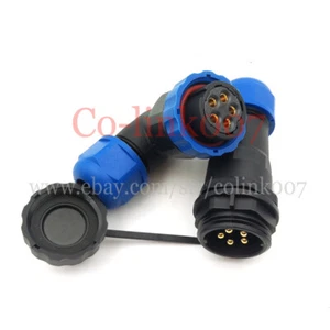 5Pin Waterproof Connector, SD20 Industrial Bulkhead Circuit AUTO Aviation Plugs  - Picture 1 of 7