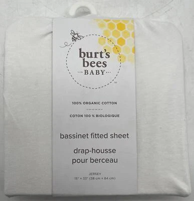 Lote de sábanas ajustables para cuna Burt’s Bees 100 % algodón orgánico Foto 1 de 3