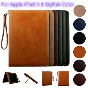 Genuine Luxury PU Leather Case Cover For Apple iPad 7 8 9th 10th Gen Air 11 Pro - Picture 1 of 23