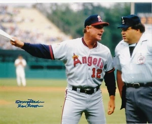 DOUG RADER CALIFORNIA ANGELS ACTION SIGNED 8x10 - Picture 1 of 1