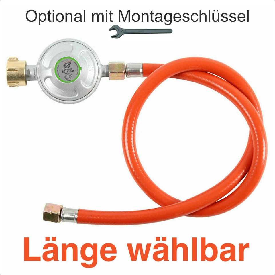 Schlauch und Druckregler für Weber Spirit Summit Genesis Gasgrill Druckminderer