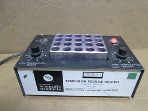 Módulo calentador bloque de temperatura Scientific Products H2025-1 con 20 ranuras - Imagen 1 de 9