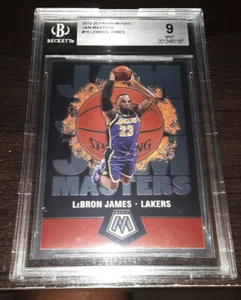 2019-20 Panini Mosaic Jam Masters #16 LeBron James - BGS Mint 9 - Lakers - Picture 1 of 2