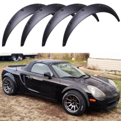 Kit de carrocería ancha cóncava flexible con llamaradas de guardabarros de 4,5" para Toyota MR2 1985-1995 Foto 1 de 4