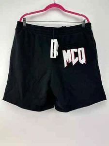 McQ Alexander McQueen Cotton Logo Lounge Shorts Black Size XL - Picture 1 of 5