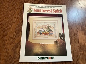 Adobe Homes Cactus Vases Southwest Spirit Gloria Eriksen Dimension Cross Stitch - Picture 1 of 4