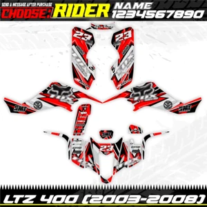 compatible Graphics LTZ 400 Suzuki Decals Kit quad Stickers 2003 to 2008 SL-R1R - Picture 1 of 2